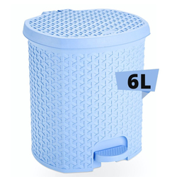 Lixeira Rattan 6 Litros Para Escritório Quarto Bebê Banheiro Cozinha com Pedal é boa?
