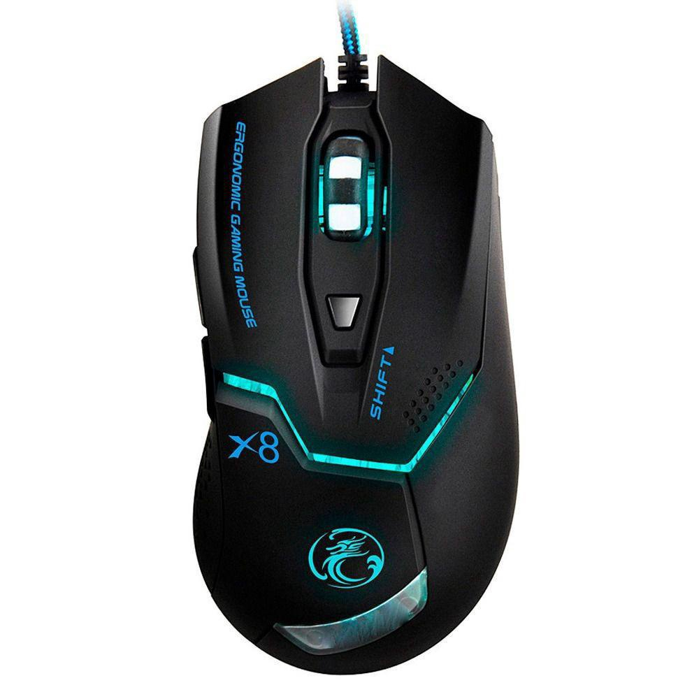 Mouse Óptico Gamer Profissional Estone X8 No Shoptime