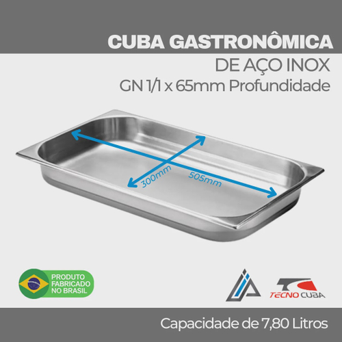 cuba-gastronomica-gn-1-1-x-65mm-profundidade-em-a-o-inox-tecnocuba-no