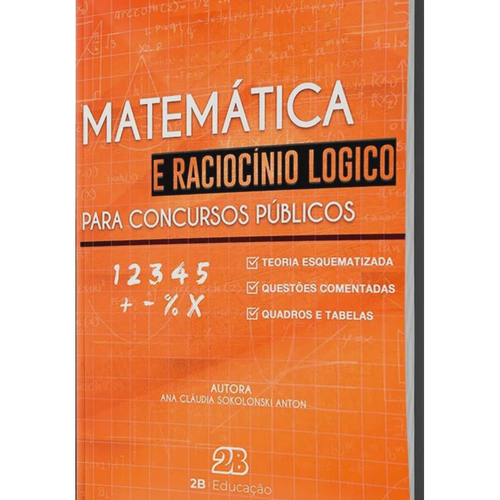 Livro Matemática E Raciocínio Lógico Para Concursos Públicos No Shoptime