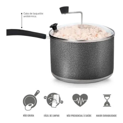 Oferta Panela Pipoqueira Grande 5 Litros Tampa De Vidro é boa?