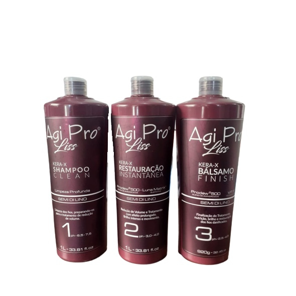 Agi Max Pro Liss Escova Progressiva Shampoo Ativo X L B Lsamo