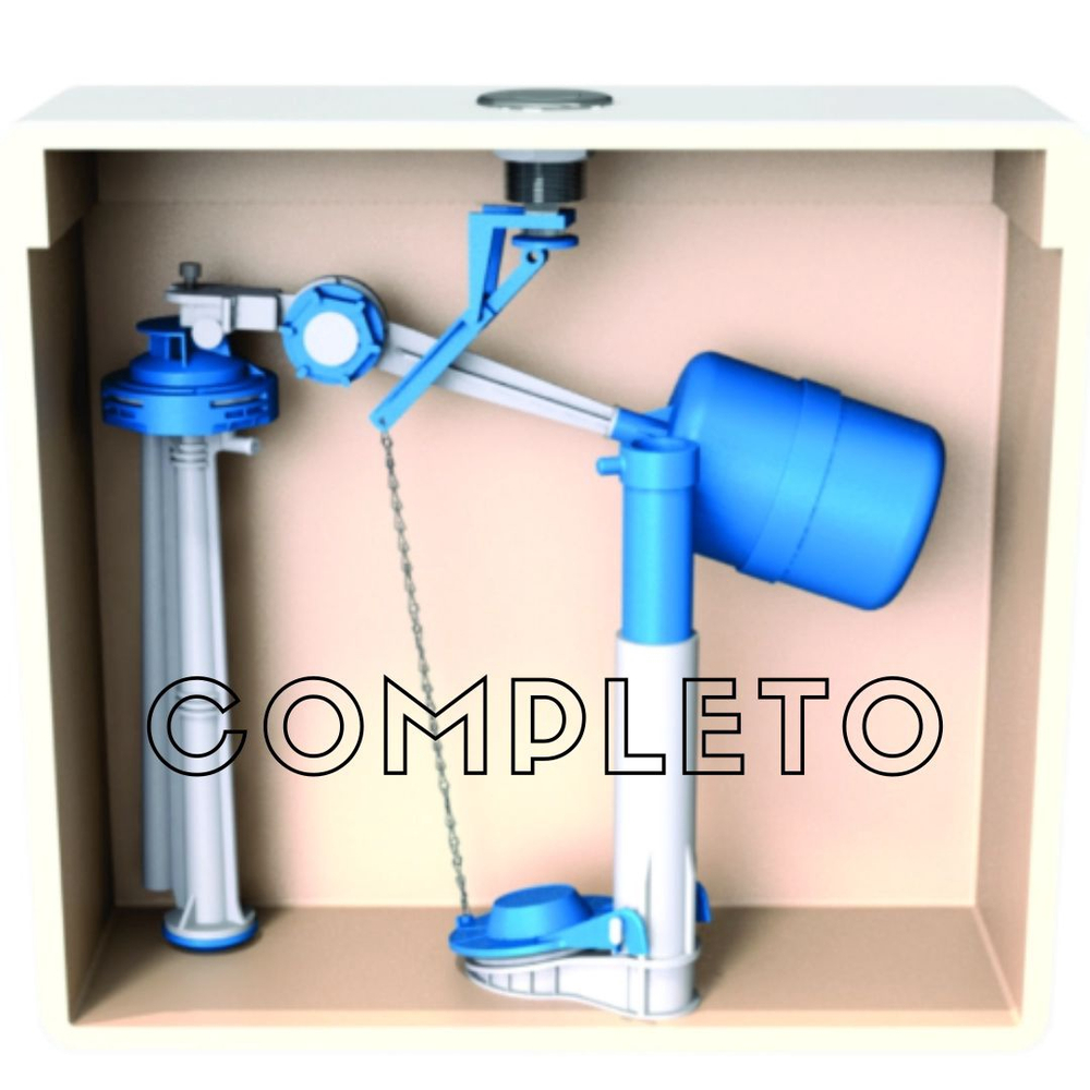 Kit Reparo Para Caixa Acoplada Universal Completo Resistente Dur Vel Facil De Instalar