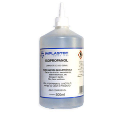 Álcool Isopropílico Isopropanol 500ml Implastec Menor preço em Álcool Isopropílico Isopropanol 500ml Implastec