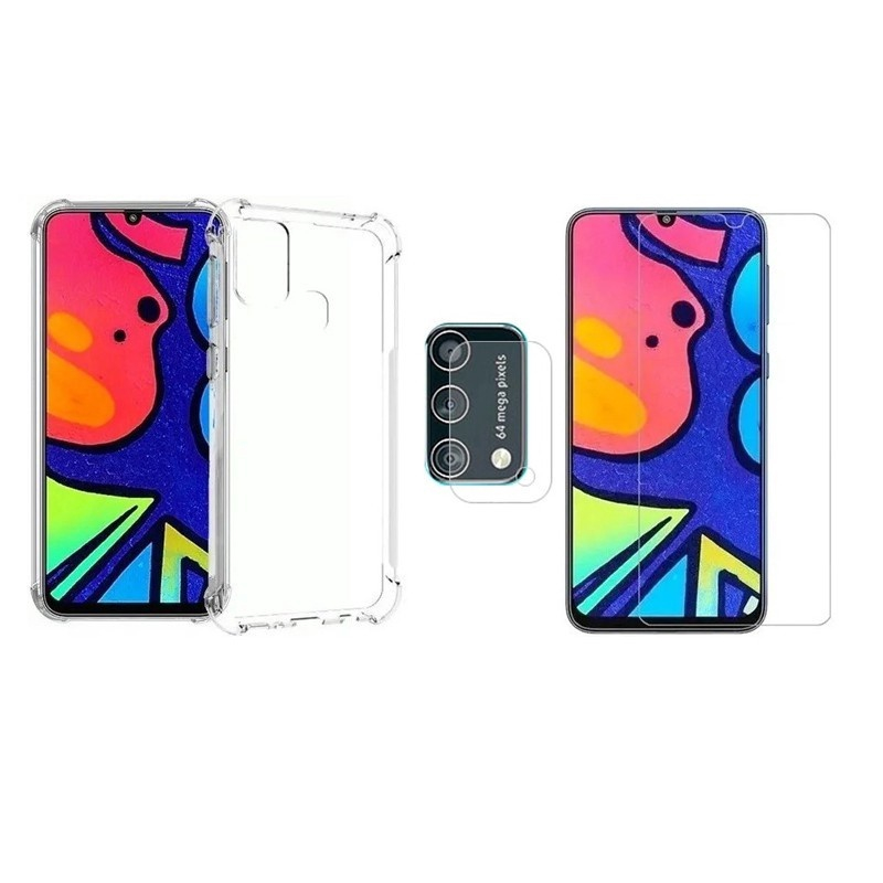 Capa Capinha Case Samsung Galaxy M S Pelicula Protetora De Tela