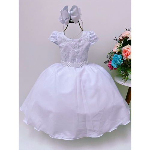 Vestido Infantil Marie Festa Princesa Baby Luxo Feminino