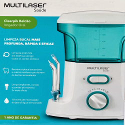 Irrigador Oral Multilaser 7 Bicos Clearpick 600ml Balcão é boa?