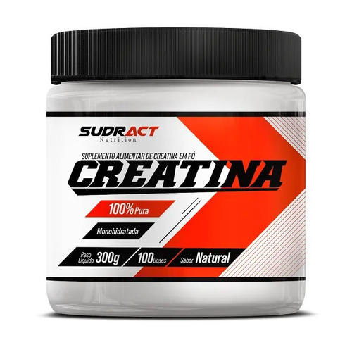 Creatina Monohidratada Creatine 100 Pure Sudract 300g No Shoptime