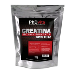 Creatina monohidratada 1 kg 100% powder - PhD vita é boa?