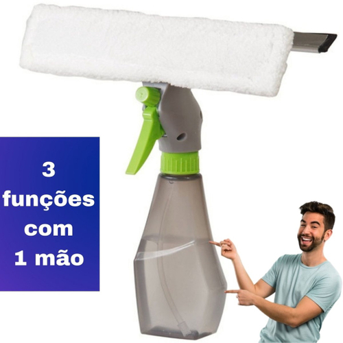 Rodo M Gico Limpa Vidros Spray Em Multiuso Esfreg O Borrifador Janela Portas Box Blindex No