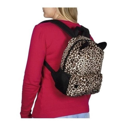 Bolsa Mochila Feminina Pequena Oncinha Juvenil Sestini Plush No Shoptime 7779