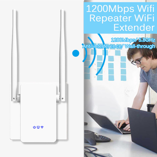 Comfast WR755AC 1200m 1200Mbps Repetidor sem fio de 5.8 GHz wifi