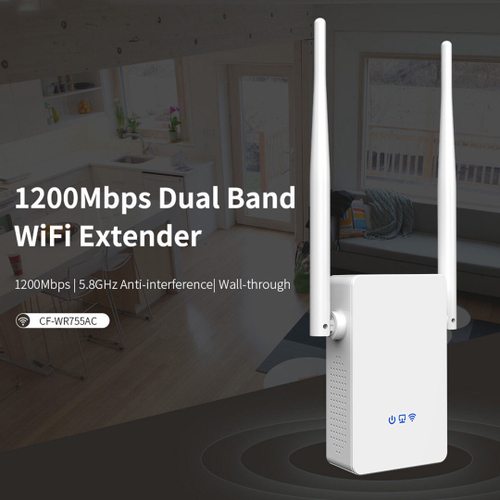 Comfast WR755AC 1200m 1200Mbps Repetidor sem fio de 5.8 GHz wifi