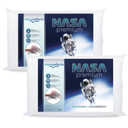 Menor preço em Kit 2 Travesseiros Nasa Viva Conforto