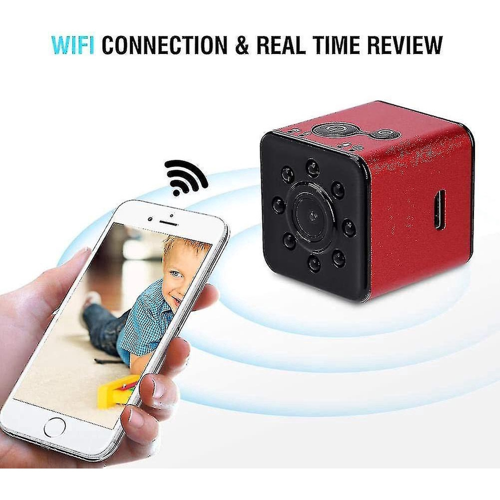 SQ13 Mini dv 1080p Câmera wifi de bolso, visão noturna de suporte ...