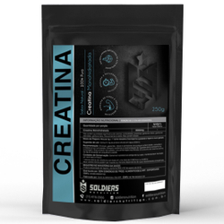 Menor preço em Creatina Monohidratada 250g - 100% Pura Importada - Soldiers Nutrition