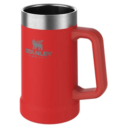 Caneca Termica De Aço Inox Pra Cerveja Ou Chopp 709ml Flame Red 08102 Stanley Vermelha é boa?