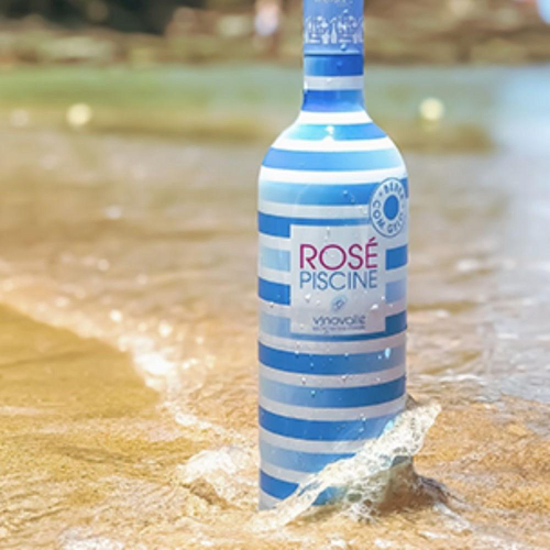 Vinho Rose Piscine Vinovalie 750ml No Shoptime