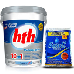 Kit Cloro 10 em 1 10KG Hth e Sulfato de Alumínio 2KG Suall é boa?