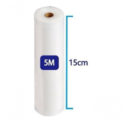 5 Bobinas Rolo De Saco Embalagem Seladora A Vácuo 15 Cm X 5M é boa?