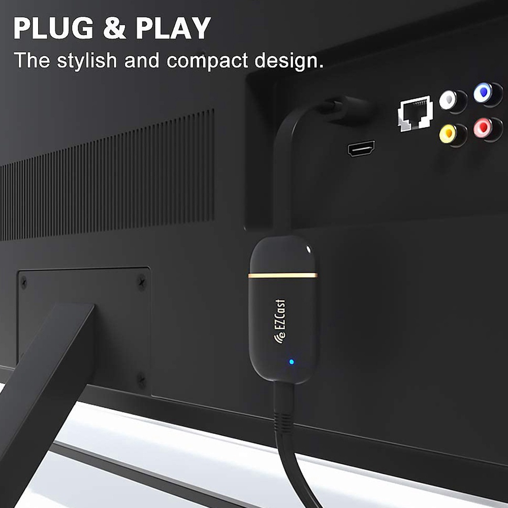 Flyeer 2020 EZCast Adaptador De Exibição Sem Fio 4K Hdmi WiFi Display ...