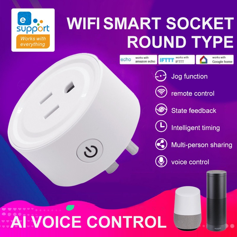 Us Smart Plug Wifi Smart Socket Smart Life Plug Smart Timer Plug Google