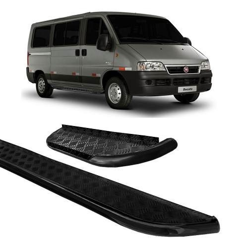 Estribo Ducato Teto Baixo Par Chapa Preto Roda A Roda No Shoptime