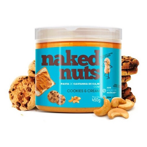 Pasta De Castanha De Caju Com Cookies Naked Nuts G No Shoptime