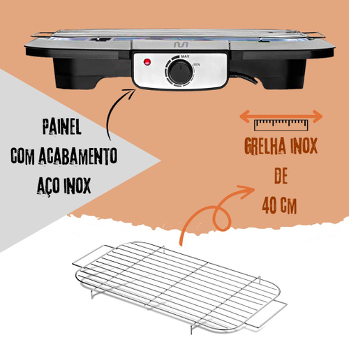 Kit Mixer Turbo Chef Em W Sanduicheira Minigrill Gourmet Chapa Dupla Churrasqueira