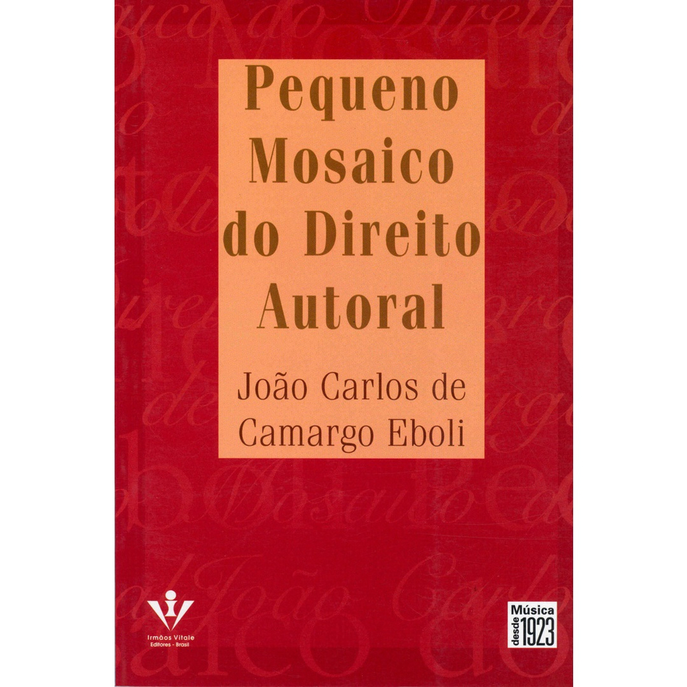 Livro - Pequeno Mosaico Do Direito Autoral No Shoptime