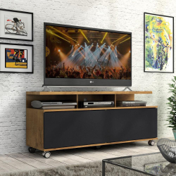 Rack Buzios 1,2 M Com Rodinhas Castanho/onix é boa?