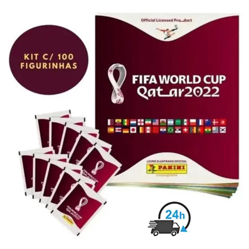 Álbum Oficial Copa Do Mundo Qatar 2022 Panini Capa Dura No Shoptime