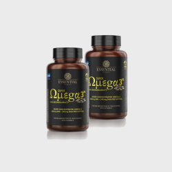 Kit 2x Super Ômega 3 (Mais Concentrado ) tg 90 Cápsulas 1000mg Essential Nutrition é boa?