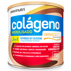 Colágeno Hidrolizado 2x1 Lata Verisol Frutas Vermelhas 250g Maxinutri é boa?