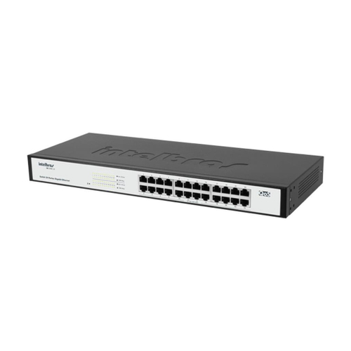 Switch 24 Portas Gigabit Ethernet Sg 2400 Qr Intelbras No Shoptime