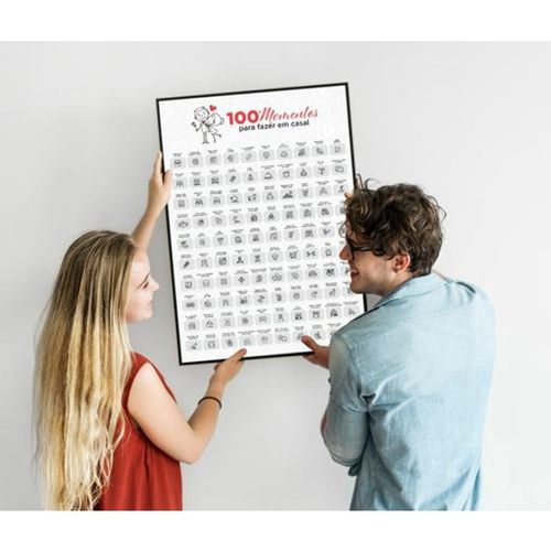 100 Coisas Para Fazer Em Casal Presente Casal + Namorado no Shoptime
