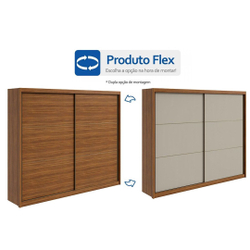Guarda Roupa Casal 2 Portas de Correr 6 Gavetas Toronto Plus Móveis Lopas Rovere Naturale é boa?