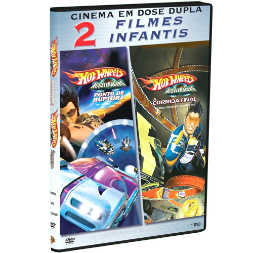 Dvd Dose Dupla Hot Wheels Acceleracers Ponto de Ruptura + Hot Wheels Acceleracers Corrida Dvd Dose Dupla Hot Wheels Acceleracers Ponto de Ruptura + Hot Wheels Acceleracers Corrida