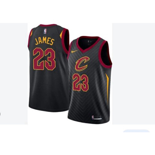 Camisas Esportivas De Basquete Lebron James Cleveland Cavaliers Preta