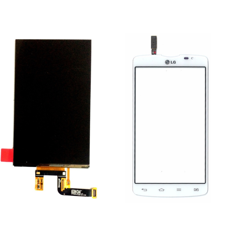 Kit Display Lcd Tela Lg L80 Modelo: D380 D385 + Touch Screen Tela Vidro Lg  L80 Cor: Branco Modelo: D380 D385 no Shoptime