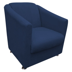 Poltronas Decorativa para Sala e Escritório Tilla Suede Azul Marinho é boa?