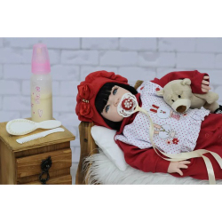 Boneca Bebê Reborn Princesa Morena Roupa Creme/Vermelha 53cm é boa?