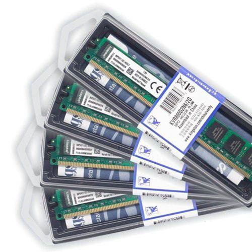 Kit Memória Kingston 2GB DDR2 800Mhz - KVR800D2N6/2G No Shoptime