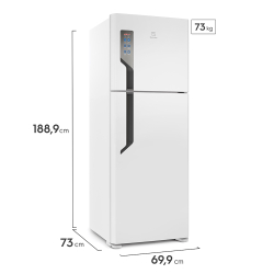 Geladeira/Refrigerador Top Freezer 474L Branco (TF56) Menor preço em Geladeira/Refrigerador Top Freezer 474L Branco (TF56)
