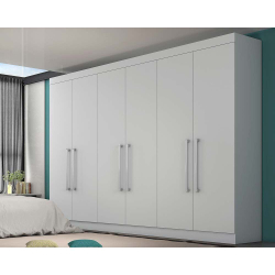 Guarda-Roupa casal 100% mdf Alba 6pts bater 6gav Branco Acetinado é boa?