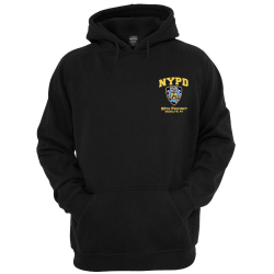 nypd grey moletom com capuz