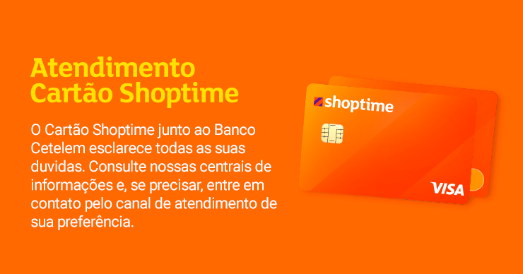 Cartao Shoptime Atendimento No Shoptime O cartão shoptime é uma dessas alternativas oferecidas pela loja e neste artigo você vai descobrir tudo para solicitar o seu cartão shoptime, seus benefícios, limites, pontos e telefone. cartao shoptime atendimento no shoptime